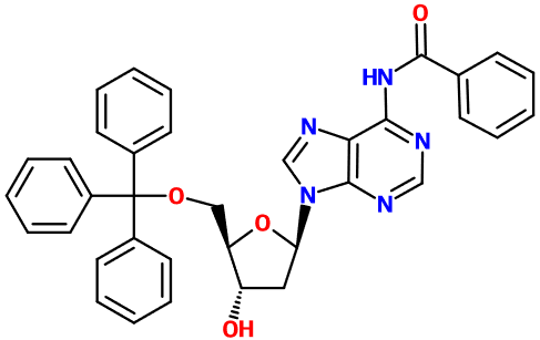 MC080649 5'-O-Trt-N6-Bz-dA (图片) MC080649 5'-O-Trt-N6-Bz-dA
